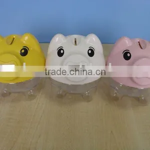 Plastic Digital Counting Piggy Money Box/coin Bank thumbnail-1