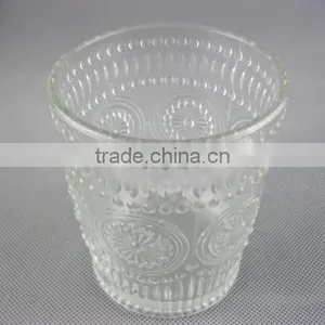 Carving Glass Candle Holder / Glasswar thumbnail-2
