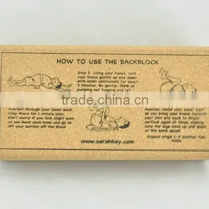 3D Newly Cork Yoga Block thumbnail-1