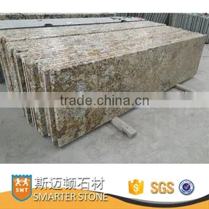 Bullnosed Edge Countertop Juparana Fantasy Granite With Laminated Edge thumbnail-1