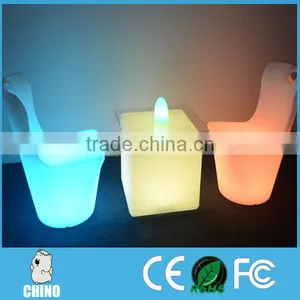 Plastic Led Cube Furniture Chair Led Outdoor Furniture thumbnail-1