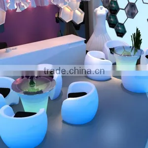 Modern Transparent Plastic Chair Lighting for Night Club / Coffee Shop thumbnail-1
