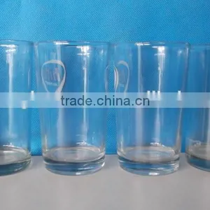 220ml 7oz Cheapest Beer Glass Cup With Silk Screen Printing thumbnail-1