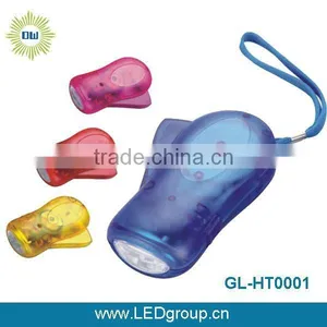 Hand Crank Led Flat Flashlight thumbnail-1