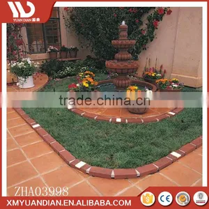 Solar Lighting Faux Brick Garden Border Solar Fence Light thumbnail-1