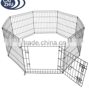 24" 30" 36" 42" 48" Dog Playpen Metal Wire Crate Pet Puppy Fence Exercise Cage thumbnail-2