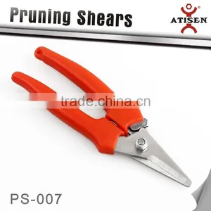 House Garden Flower Leather Scissor Metal Tin Cutter Tree Trimmer PRUNING SHEARS thumbnail-2