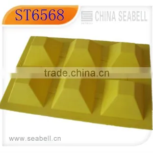 6pcs Yellow Silicone Cake Mold thumbnail-1