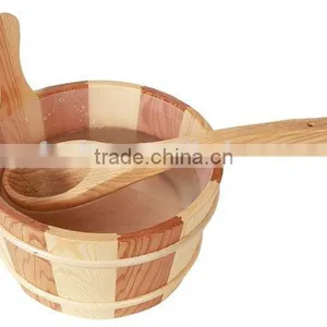 Guangzhuo Fenlin Best Selling Wooden Sauna Scoop &bucket in Sauna Accessories thumbnail-1