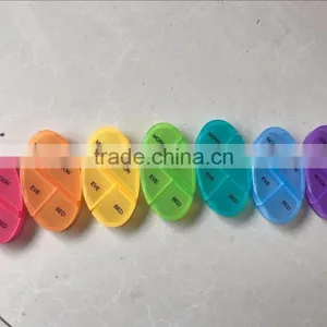 2017 New Arrival Mini Pill Pro Storage Box Organize Pills& Vitamins For Each Day Of The Week thumbnail-3