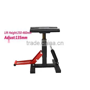 300LBS Adjustable Motorcycle MotoCross Dirt Bike Lift Stand With Wheels thumbnail-5