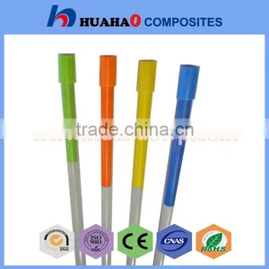 4/5/6/8 Foot Driveway Stakes Orange Markers 48" Fiberglass Driveway Marker 5/16 Inch Fiberglass Road Marker thumbnail-1
