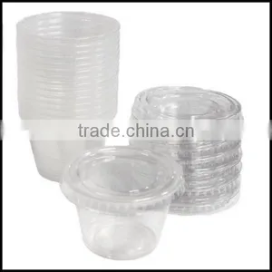 1 oz Clear Plastic Jelly Condiment Sauces Dips Cups With Lids,custom Plastic Clear Jelly Cups,custom Plastic Cups Manufacturer thumbnail-3