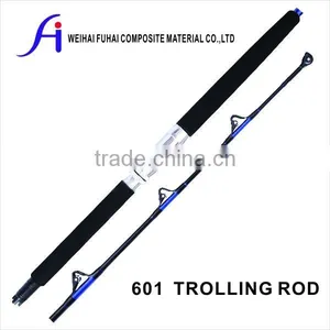 601 Fiberglass Solid Trolling Fishing Rod With Blue Color thumbnail-1