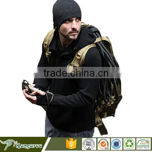 Black Man Varsity Hoodie Hooded Jacket thumbnail-5