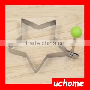 UCHOME Round DIY Thicken Stainless Steel Heart Shape Omelette Pancake Cake Molds Fried Egg Gadgets Cheap Kitchen Cooking thumbnail-3