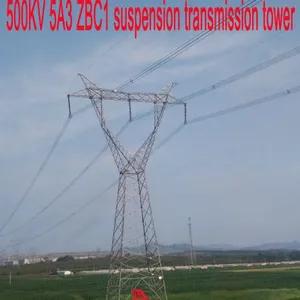 MEGATRO 500KV 5A3 ZBC1 Suspension Transmission Tower thumbnail-1