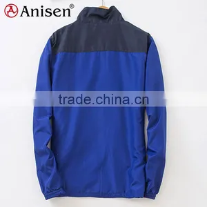Sports Windbreaker Polyester Panel Men Jacket thumbnail-2