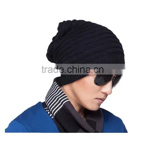 High Quality Fashion Custom Wholesale Slouch Knitted Beanies thumbnail-2