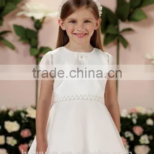 2 Pieces Cap Sleeve Baby Gown Beaded Children Fairy Dresses thumbnail-2