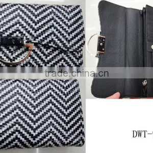 New Hot Lady pu Leather Wave Zigzag Glitter Hot Wallet thumbnail-1