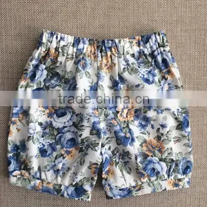 Village Style Summer Apparel Unisex Baby Clothes Shorts Linen Fabric Shorts thumbnail-3