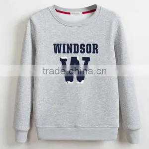 Customized Design Crewneck Pullover Fleece TC65/35 Cheaper Hoodies/sweatshirt thumbnail-1