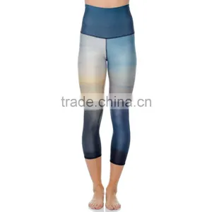 Fitness Gym Wear Sports Wear Eco-Friendly Custom Printed Yoga Leggings For Women thumbnail-2