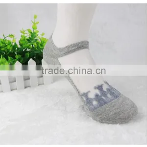Amazing Free Size Womens Short Sock Women Lady Girl Summer Thin Transparent Crystal Silk Socks thumbnail-5