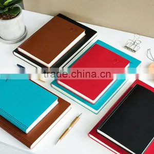 AB/B5 PU Leather Cover Planner Custom Logo Organizer Agenda Paperback Notebook Line Shape thumbnail-2
