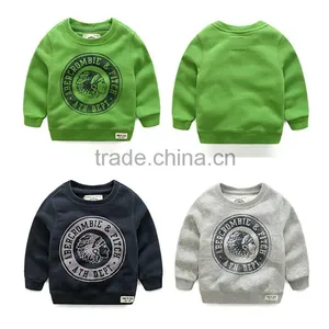 J3628 New Design Baby Boy Sweatshirt Children Printing Sweatshirt Kids Clothes thumbnail-4