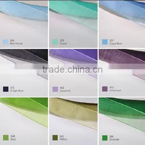 Hi-ana Ribbon 105 Most Popular Silk Wired Sheer Organza Ribbon for Parties Decoration thumbnail-2