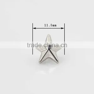 New Design Silver Golden 11.5mm Plastic Shank Buttons Star Shaped Button thumbnail-3