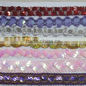 Sequin Lace Sequin Trims thumbnail-1