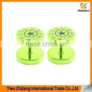 Custom New Products 2016 Stainless Steel Fake Tunnel Ear Plugs Body Jewelry Pierceing In China thumbnail-3