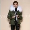 Top Quality Products Manufacturer Parka Women Plain Dyed Mens Short Parka Fur Hood Down Oversized Fur Trim Parka thumbnail-3