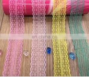 FASHION INELASTIC FLOWER LACE ACCESSORIES 4.5CM WIDE COLORFUL LACE ACCESSORIES FASHION LACE ACCESSORIES FOR DIYUNDERWEAR thumbnail-2