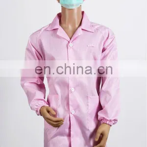 ESD Overcoats White Uniform Antistatic Apparel thumbnail-2