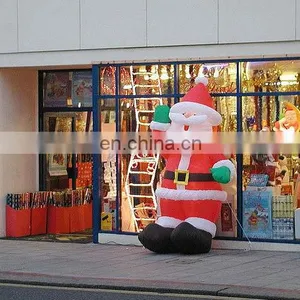 Giant Inflatable Christmas Santa Claus thumbnail-1