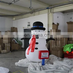 Hot-sell Giant Airblown Christmas Decorations Snowman Inflatable Add Led Light thumbnail-2