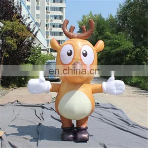 Cute Vivid Cartoon Animal Deer Inflatable/deer Toy Inflatable thumbnail-1
