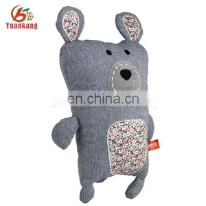 Plush Lovable Grey Fabrics Bear Soft Stuffed Toy thumbnail-2