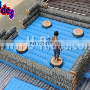 Inflatable Wipeout Interactive Bounce House Game thumbnail-3
