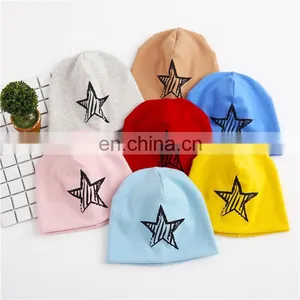 High Quality Fashion Printed Star Cotton Baby Hats&caps thumbnail-2