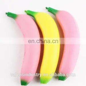 Wholesale Custom Anti Stress Soft PU Japan Squishy Kawaii Slow Rising Fruit Banana Foam Toys Supplier thumbnail-5