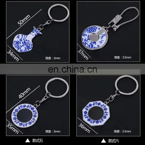 2017 Promotional Badminton 3d Metal Keychain thumbnail-3
