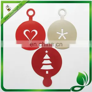 Stainless Steel Decorating Coffee Stencil thumbnail-1