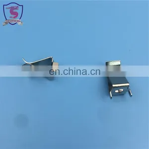 China Custom Nickle Plated Metal Automotive Electrical Clips Car Battery Connector thumbnail-1
