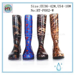 Women Transparent Rain Boots,New Fashion Women Transparent Rain Boots,Popular Style Lady PVC Boots thumbnail-1