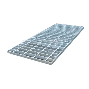 Hot Dip Galvanized Platform Steel Grating, Oil Platform Steel Grating thumbnail-1